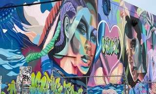 love Graffiti art Wynwood